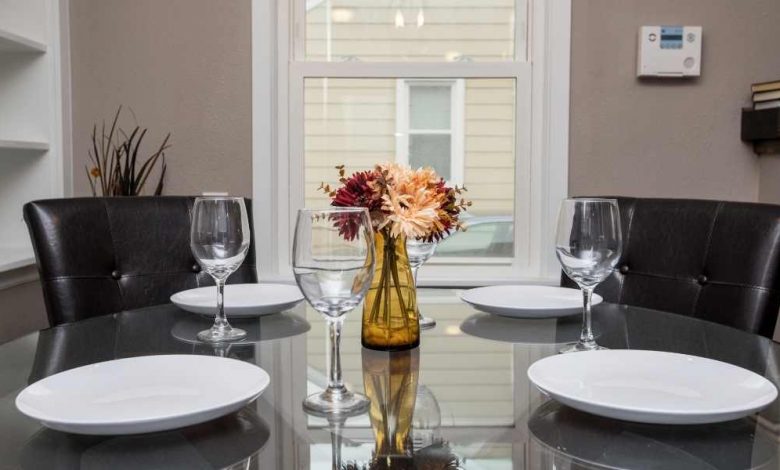 Glass Dining Table