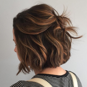 Short hairs are just as versatile as long hair