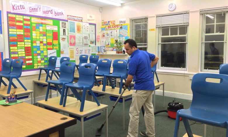 School cleaning