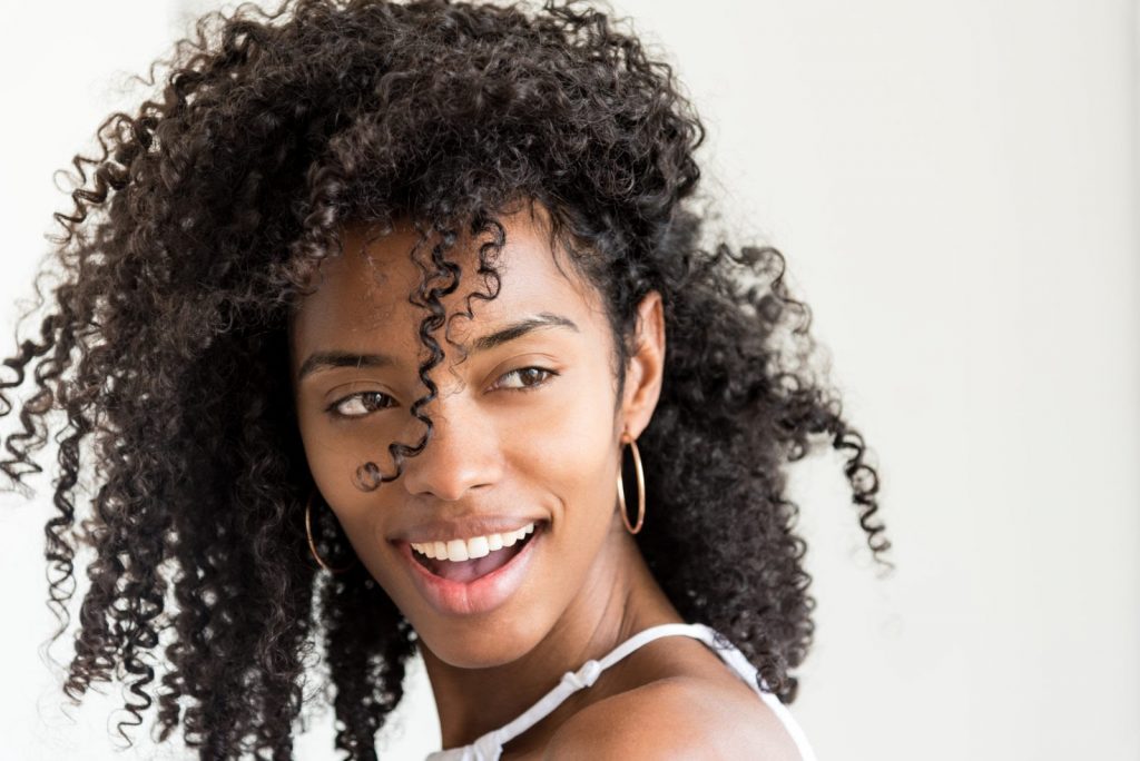 Lob-length crochet hairstyle
