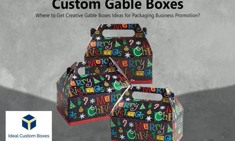 Where to Get Creative Custom Gable Boxes Ideas for Packaging Business Promotion