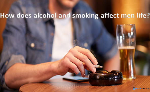 alcohol and smoking affect men life