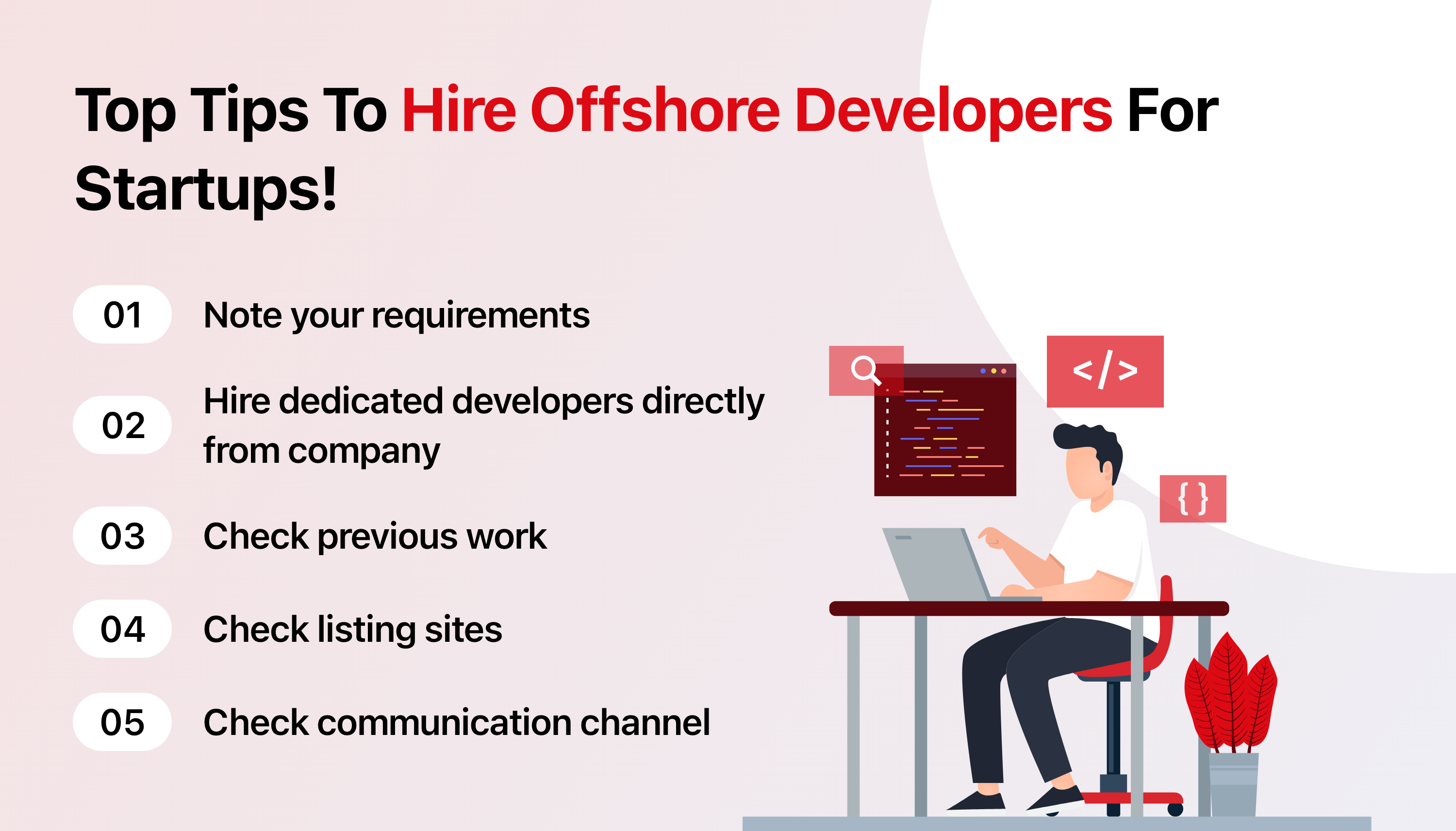 tips for hire offshore developers