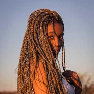 Secure the short pieces of your hair extensions.