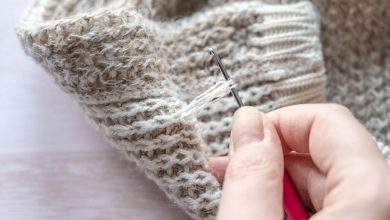 Photo of How to mend snags and holes in knit essentials hoodie