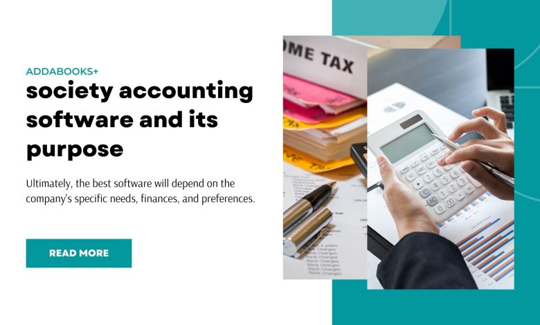 society accounting software and its purpose